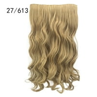 Curly Wig Full Head Curly Wave isječci u sintetičkim proširenjima za kosu za žene isječke
