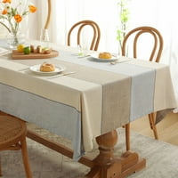 Beiwei stol za pranje stolnjak za pranje pokriva pravokutnik stolnjak sunčani dekor pamuk posteljina