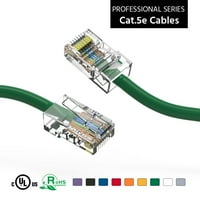 50ft CAT5E UTP Ethernet mrežnog kabla bez pokretanog kabla zelena, pakovanje