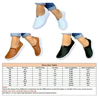 Difumos Žene Lagane bijele cipele Loafer Comfort Low Top Loafers Sportske casual cipele crna 5