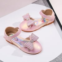 Fattazi djevojke za djecu princeze Cipele Star Sequin Rhinestone Luk Sandales Plesne cipele Pearl Bling