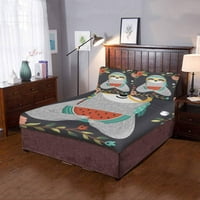 Posteljina set simpatična legla za dvostruke veličine Dvostrukih dupeta sa jastukom za kućnu posteljinu