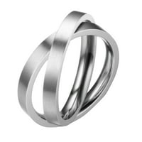 Miyuaadkai prstenovi za muškarce ukras prsten Nekomprimirani ženski vječni i angažman prsten za prstenje