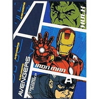 Marvel Avengers 50 60 Child Multicolor plišani pokrivač