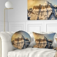 Art DemandART 'dramatični prelazni nebo preko alpskih pejzažnog ispisanog jastuka u. In. Mali