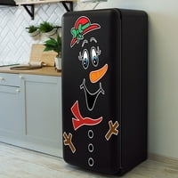 Snowman Hladnjak Božićne ukrase Naljepnice Xmas Odrezi za odmor za frižider