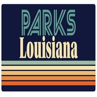 Parkovi Louisiana Vinil naljepnica za naljepnice Retro dizajn