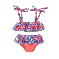 Djevojke kupaći kostimi za kupaće kostime za kupanje Dječji kupaći kostimi Ljeto TODDLER Print Girls