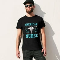 Američka medicinska sestra Grafički muški majica pamuk Ležerne prilike kratkih rukava poklon tee