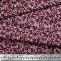SIMOI svilena tkanina Aster Cvjetni dekor tkanina tiskano dvorište široko