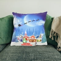Božićni jastuk poklopac ureza ukras za ukrašavanje kreativnog jastuka