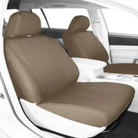 Calrend prednje kašike FAU kožne poklopce sjedala za 2011- Nissan Titan - NS273-06L Bež umetci i obloge