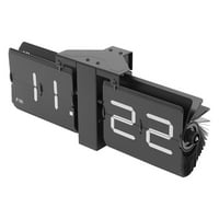 Sivi crni digitalni okrenut zid i tablicu Flip Clock, baterijski sat AM PM sat