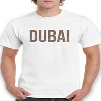 Dubai brončani pustinjski banner majica Muškarci -Image by Shutterstock, muško 3x-velika