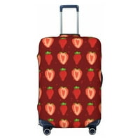 Poliesterski elastični poklopac prtljage, crvena jagoda voće uzorak za prašinu zaštitni za zaštitni