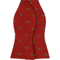 Tommy Hilfiger Mens Tree samostalna kravata, crvena, jedna veličina