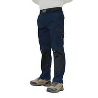 Eczipvz Duksevi za muškarce Multi džepne pantalone Muške teretne hlače Ravne cijevi Ležerne pantalone