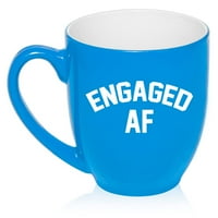 Angažovani AF Funny Angagement Keramički šalica za kafu poklon čaj za nju, njega, žene, muškarce, sestra,