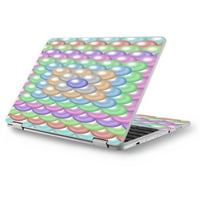 Decal kože za Asus Chromebook 12.5 Flip C302CA laptop vinil zamotavanje pastelnih mjehurića Dizajn