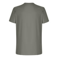 Prevelike majice za muškarce Casual Okrugli izrez Popularno 3D digitalna zastava Štampanje pulover Fitness
