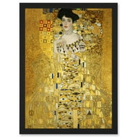 GUSTAV KLIMT Portret Adele Bloch Bauer I zlato A umjetnička djela uokvirena zidna umjetnička štampa
