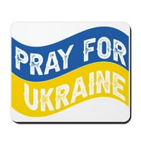 Cafepress - molite se za Ukrajinu - neklizajuću gumenu mousepad, igrački jastučić za miš