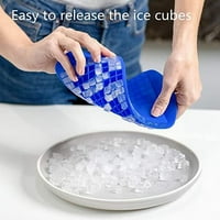 Ledene kocke Trays Cube Tradi 160-Grid Silikonski ledeni kocki kalupe za višekratnu upotrebu ledenih