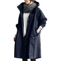 FIMKAUL Ženska jakna kaputi zimski pad plus veličina dugih rukava Ležerne prilike Ležerne prilike Labava