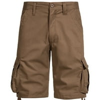 Muški kratke hlače veliki i visoki muški miložni šorc Srednja struka Multi-džepni džep Pet-komadni hlače