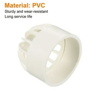 UXCell ID rezervoar za zaštitu posude za zaštitu od PVC-a za unos Cjedilo Bijelo pakovanje