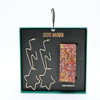 Steve Madden - naušnice i narukvica Set Gold Tone Pokloni