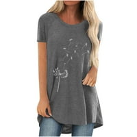 Ženska maselionska majica Slatke grafičke majice od kratkih rukava Summer Ležerne prilike Labave udobne