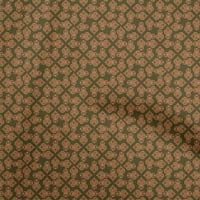 Onuone baršunaste tamno maslina zelena tkanina azijska cvjetna haljina materijal tkanina za ispis tkanina