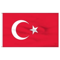 Turska 3FT 5FT najlonska zastava sa samo rukom - Baner
