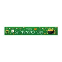 NJSPDJH Garden Zastave Irska Banner Valentines Baner za Irsku unutarnju zabavu na otvorenom