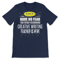 Kreativna pisaća učitelja superheroj košulje - nemate straha