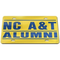 WinCraft North Carolina A & T Aggies Gold Classic Licency Plate