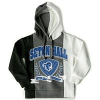 Djevojke Youth Gameday Couture Black Seton Hall Pirates Hall of Fame Color Block Pulover Hoodie