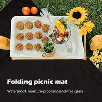 Eychin mini džepni piknik za piknik * Vanjski najlon vodootporni plažni pokrivač sklopiva ultra lagana
