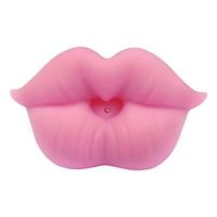 Silikonske smiješne usne oblikovane pacifikateru za bebe djeca dojenčadi - ružičasta