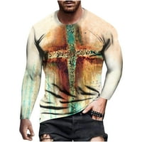 Košulje za muškarce Muški unise Svakodnevna majica 3D Print Graphic Prints Dugi rukav Tors Ležerne prilike