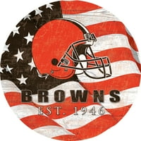 Cleveland Browns 12 Sign za zastavu u boji