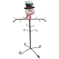 YubnLvae držač za platnu sa snjegovićima božićnim držačem i vješalicama za čarape Samostojeći Twig izgleda