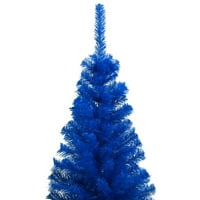 Ikayaa umjetno božićno drvce sa stalak plavom 47,2 PVC