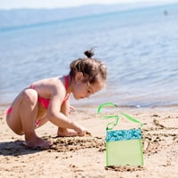 IOPQO organizacija i skladištenje Boja dječje mrežice za dječje plaže prozračne torbe za morske školjke