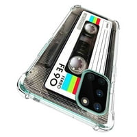 Dizajniran za OnePlus 8t 1 + 8T OnePlus 8T 5G futrola, retro vintage kaseta Muzička vrpca Mixtape 80s
