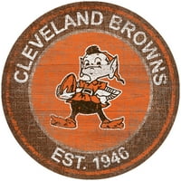Cleveland Browns 24 '' Logotip okruglih baština