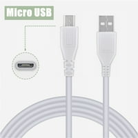 Na 3,3ft bijeli mikro USB u kablovskoj kablskoj kablskoj kabel za punjač za punjač za hiperjuice mini