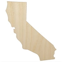 California State Silhouette Oblik drveta Nedovršeni Clout Craft DIY Projekti Debele