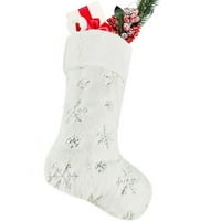 Božićne čarape Sock Dekoracija Drvene poklone Čarape Božićne ukrase Obiteljski odmor Božićni ukrasi